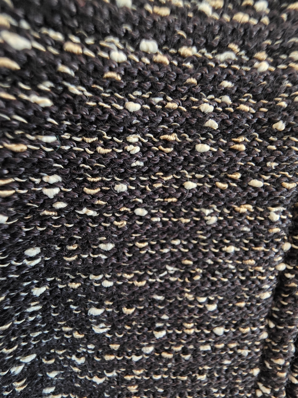 St John Sport Vintage Wool Blend Zip Cardigan Shell Set Black Flecked Size P/S - Picture 8 of 15